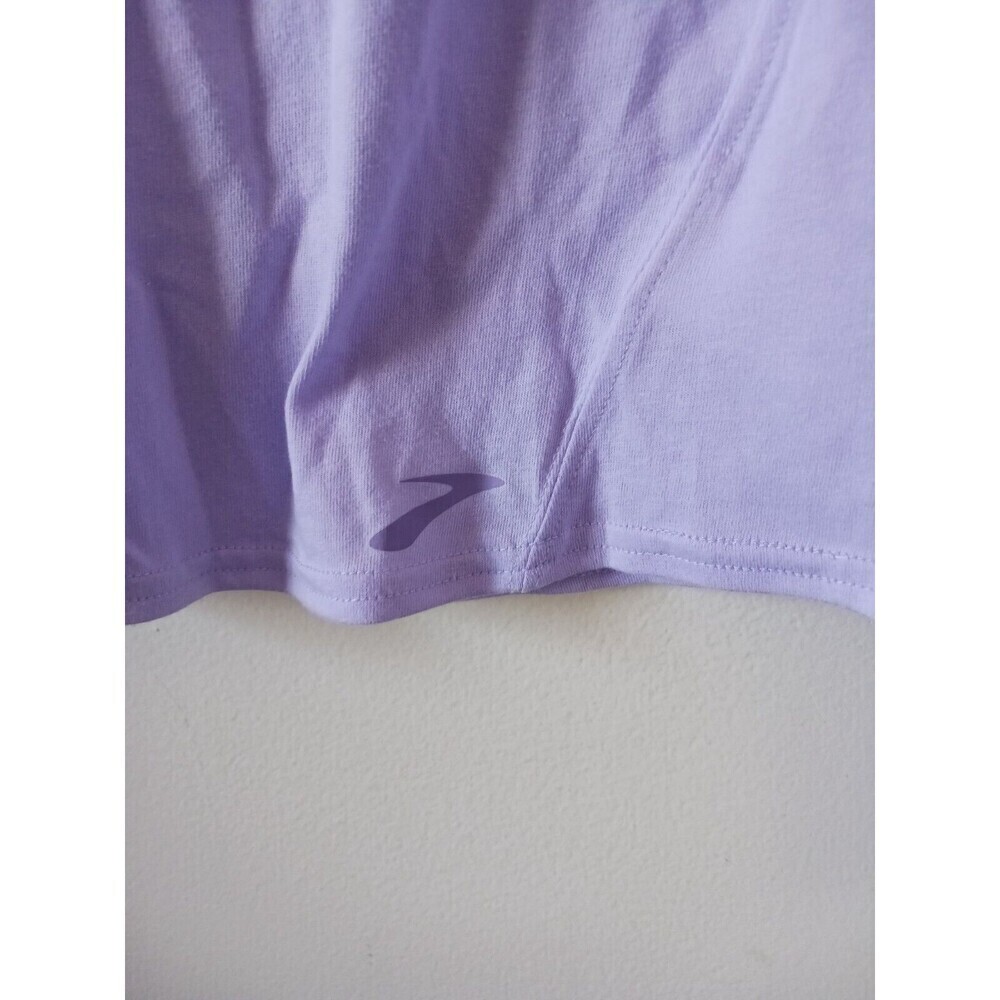 Brooks Top Distance Graphic Running Long Sleeve Heather Violet Size XS - Picture 7 of 9